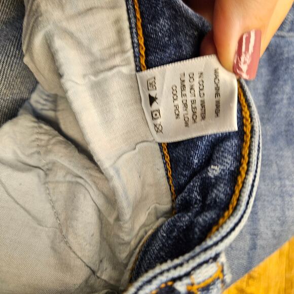 Judy Blue cut off raw hem Jean Denim shorts size XL - Picture 4 of 7